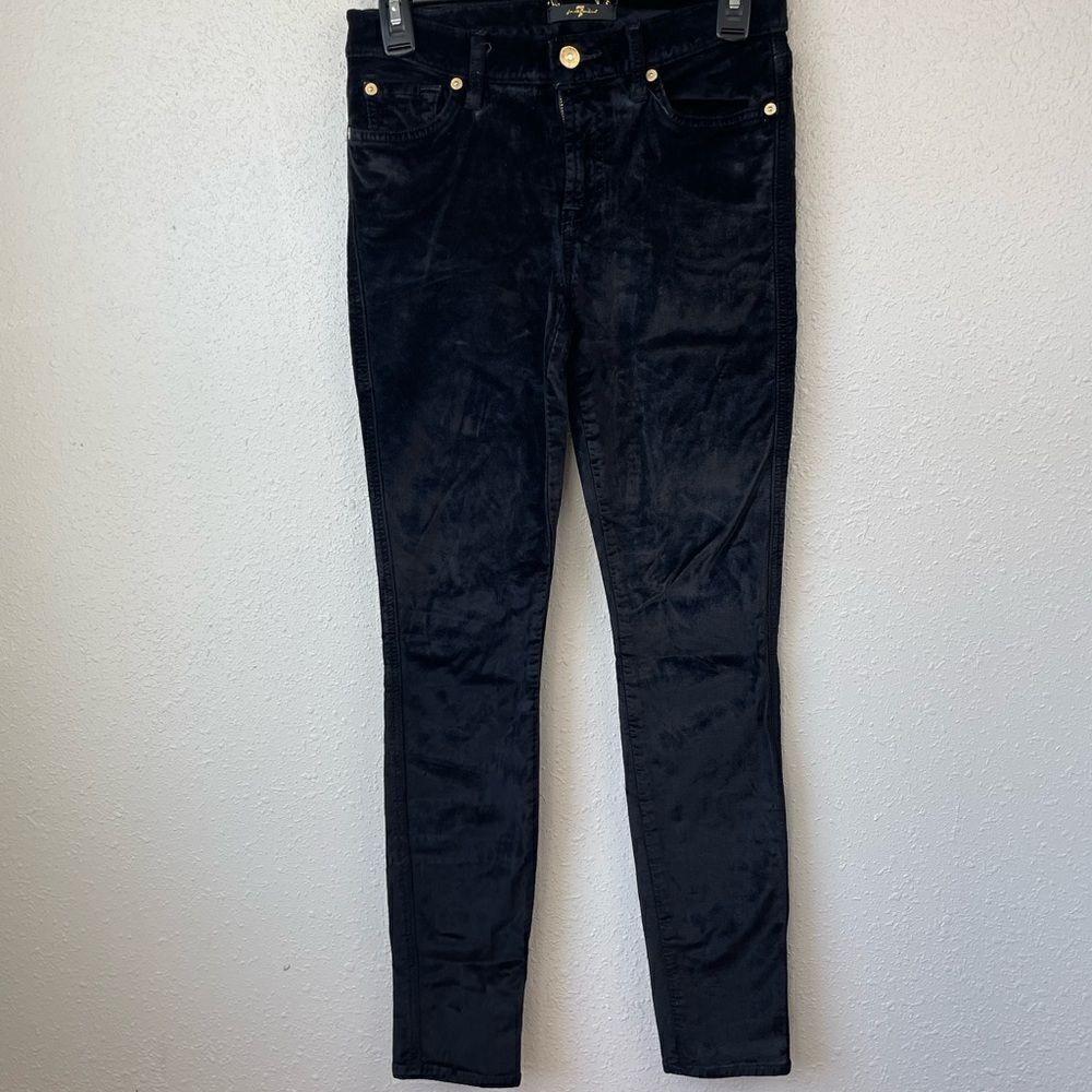 7 for All Mankind Black Jeans Size 27 EUC